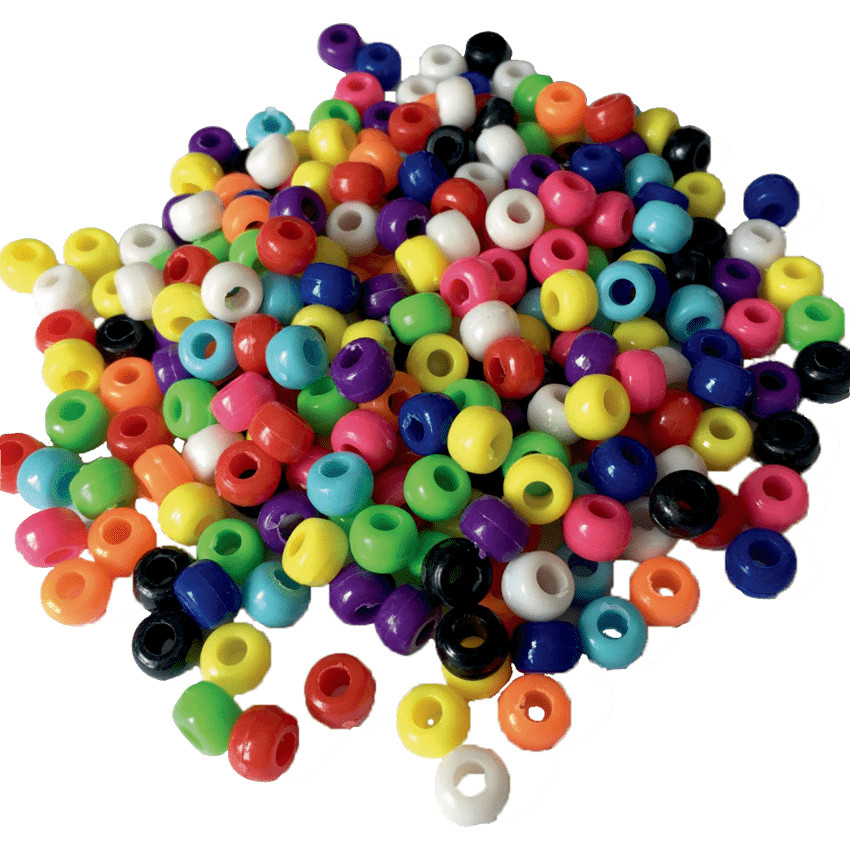 ArtWorks Beads Pony Beads Assorted Colours 1000/pkg