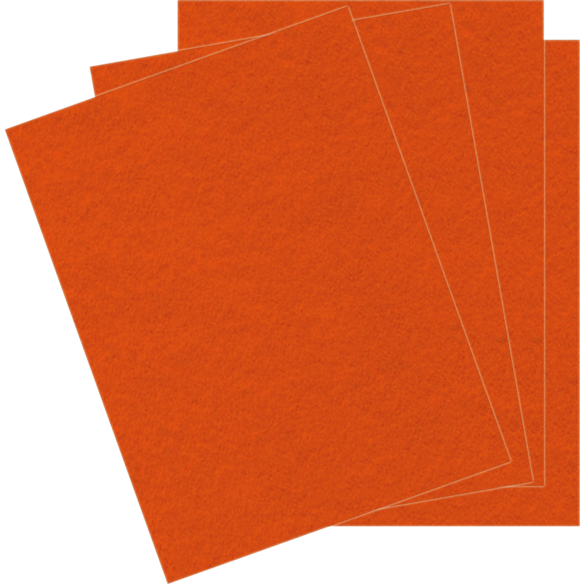 DBLG Felt Sheets 9" x 12" Orange 10/pkg