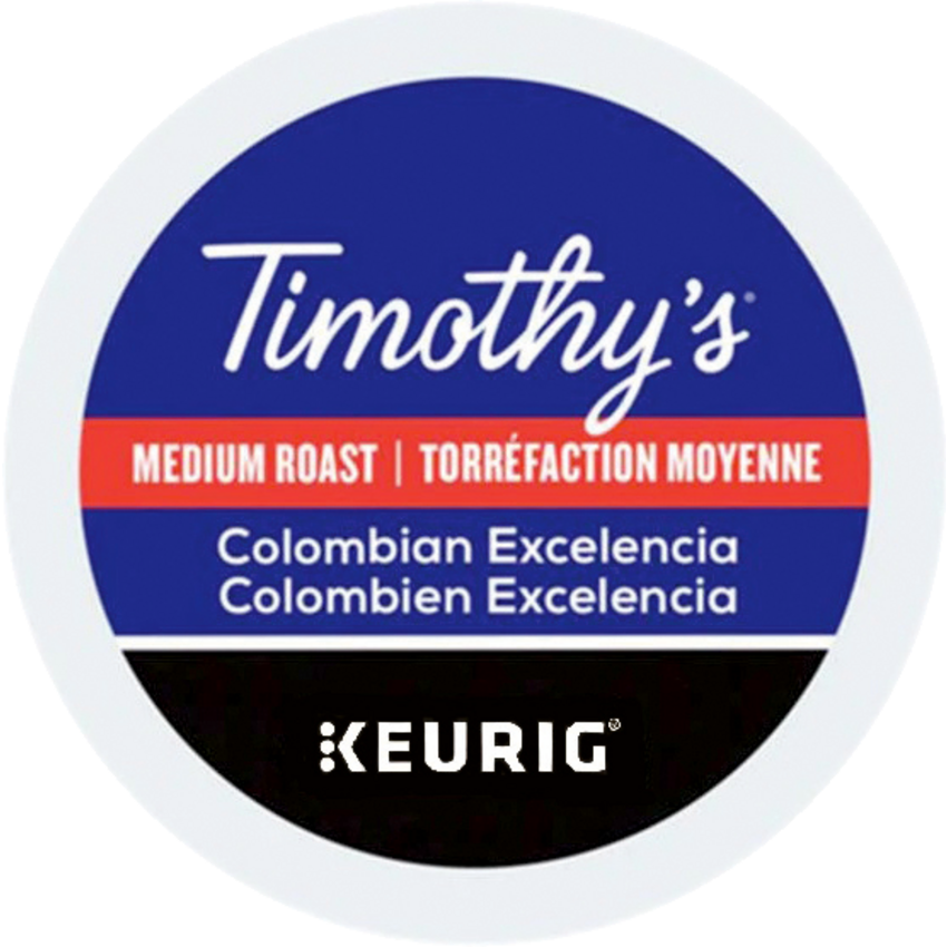Timothy's® Coffee K-Cups® Colombian Excelencia Medium Roast 24/box