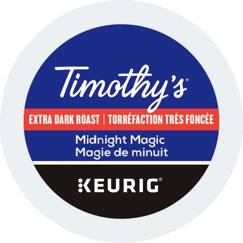 Timothy's® Coffee K-Cups® Midnight Magic Extra Bold Dark Roast 24/box