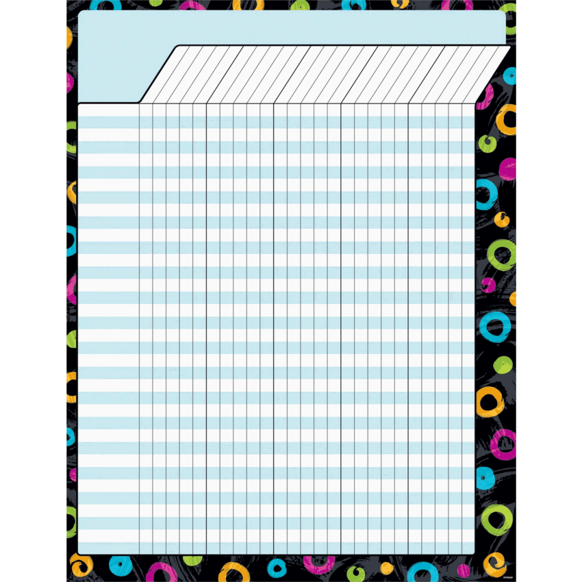 Trend® Color Harmony™ Large Incentive Chart 17" x 22"