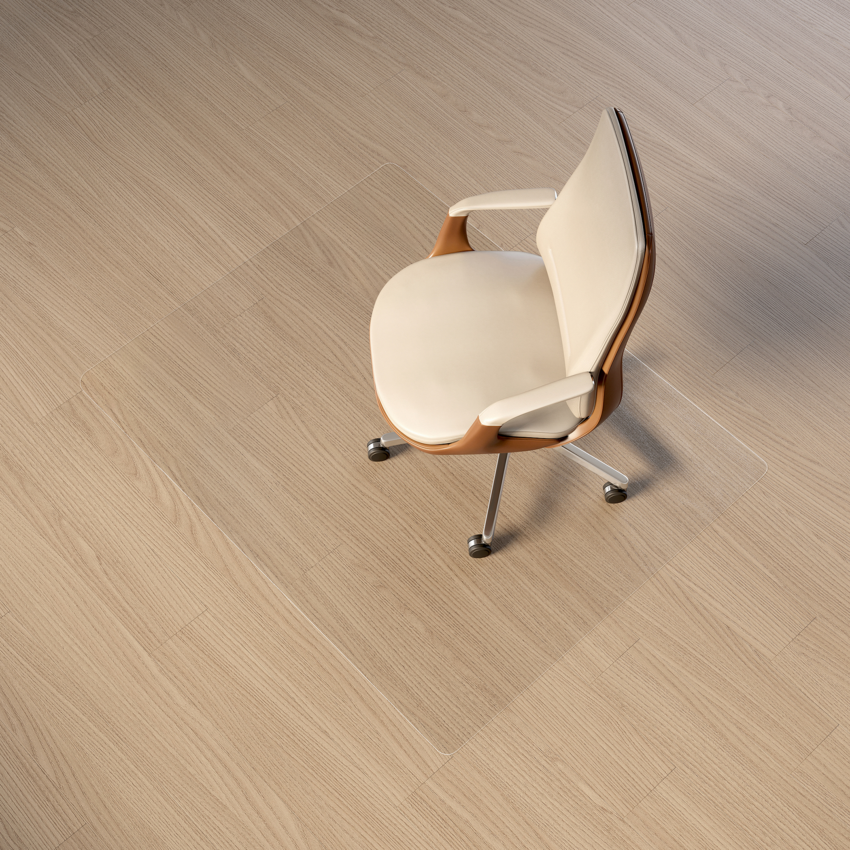 E.S. Robbins® Polycarbonate Chair Mat Hard Floor 45" x 53"