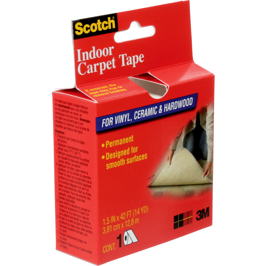 Scotch® Indoor Carpet Tape 1-1/2" x 42'