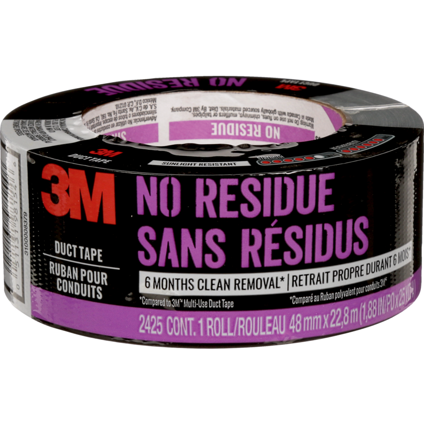 3M™ No Residue Duct Tape 2" (48 mm x 22.8 m)
