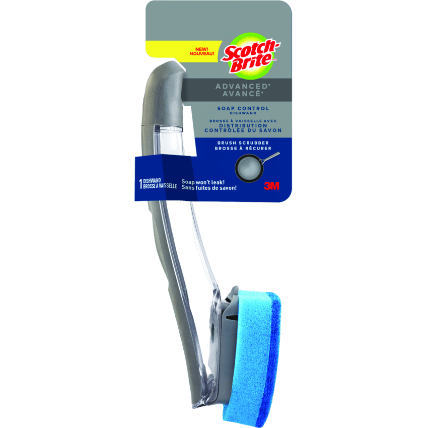 Scotch-Brite® Advanced® Soap Control Heavy Duty Dishwand Grey