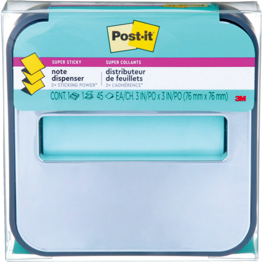 Post-it® Pop-up Notes Steel Top Dispenser Black
