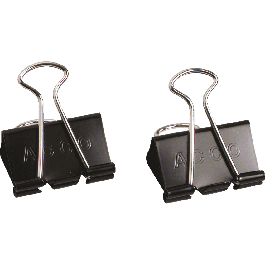 ACCO® Fold-Back Clips 1-1/4" 12/box