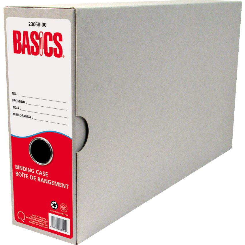 Basics® Recycled Binding Cases Legal 6/pkg