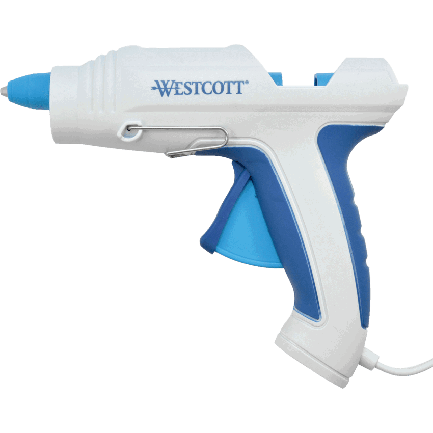 Westcott® 60 Watt Glue Gun White/Blue