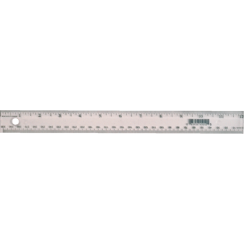 Westcott® Ruler Plastic 12” Clear
