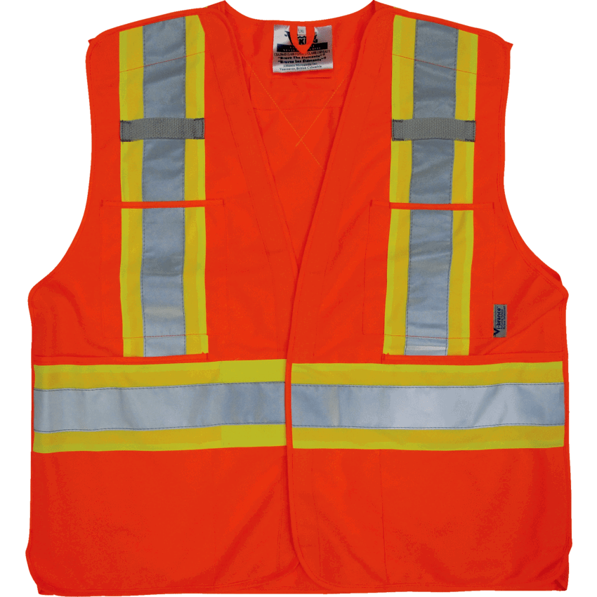 Viking® Safety Vest Tear Away Large/X-Large Orange