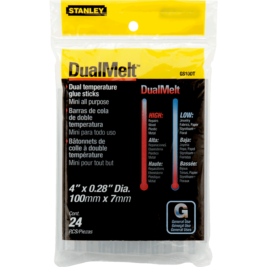 Stanley® DualMelt™ Glue Sticks 24/pkg