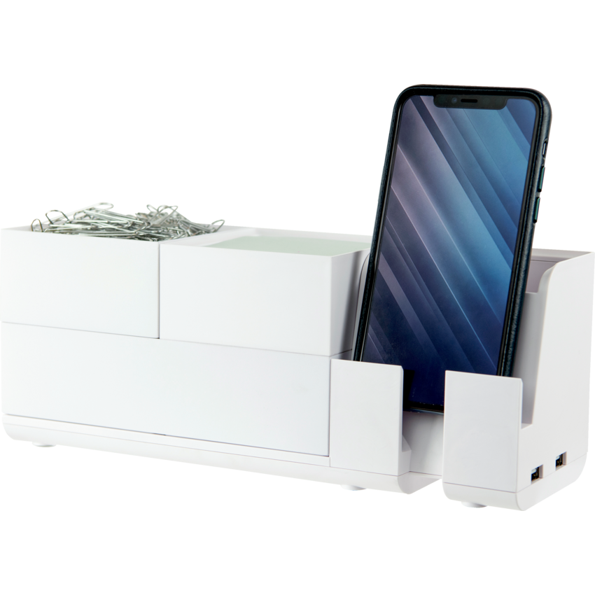 Bostitch® Konnect™ Desk Organizer White