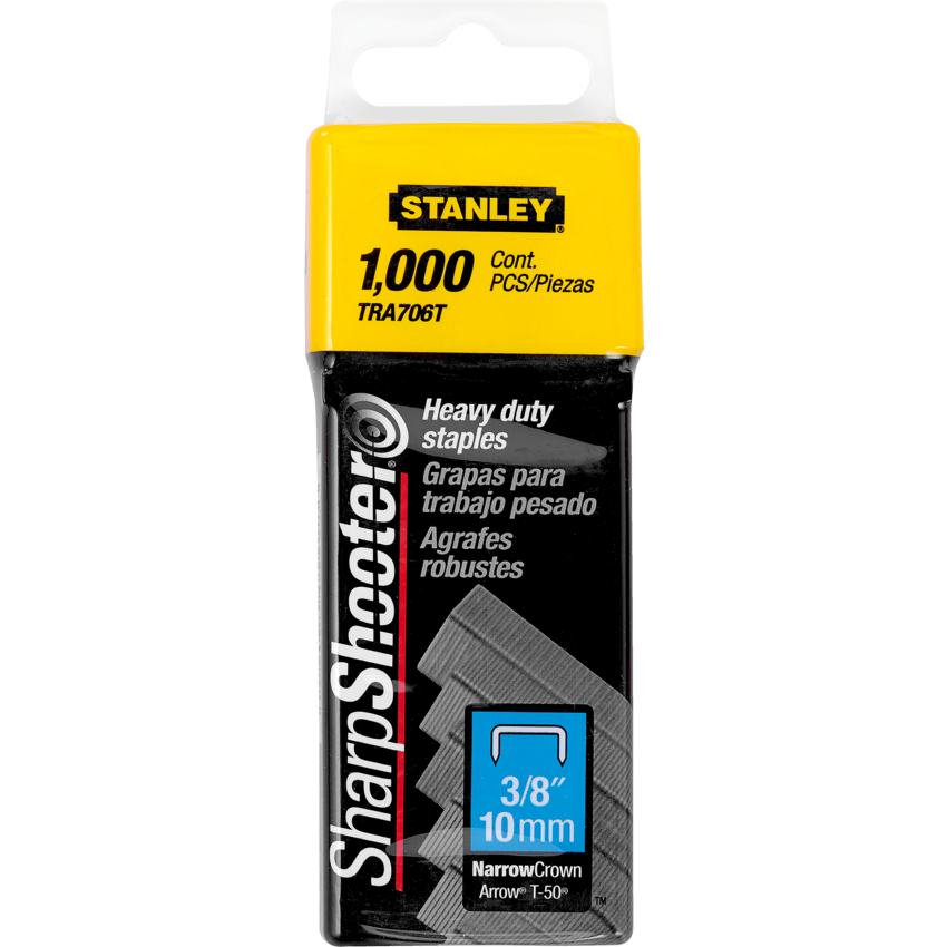 Stanley® SharpShooter® Heavy Duty Staples 3/8" 1,000/box