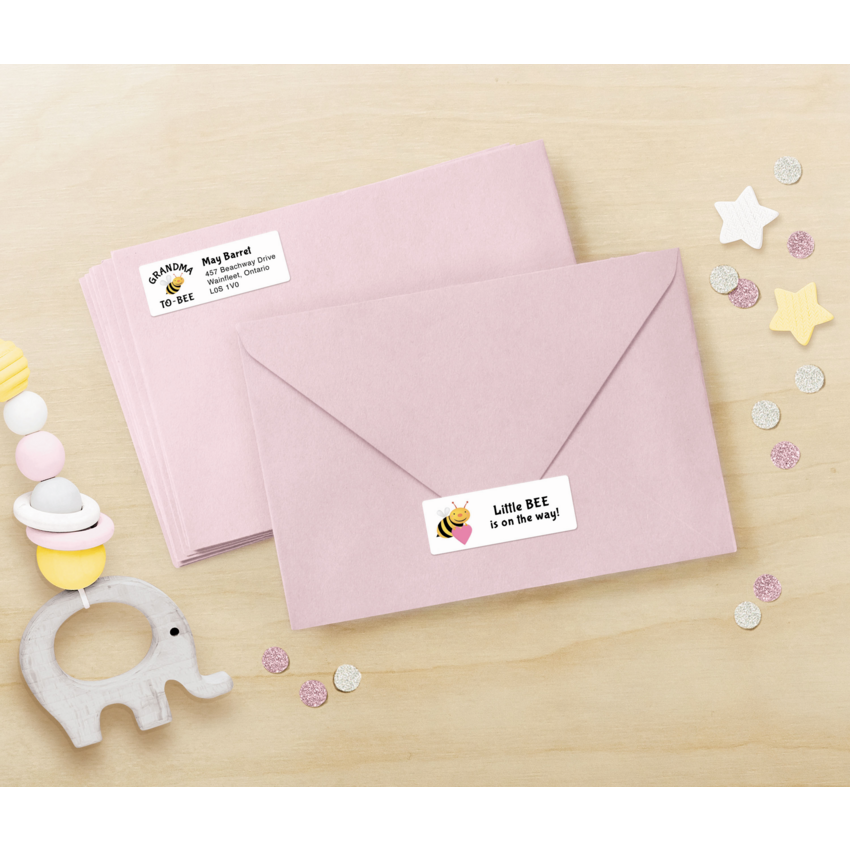 Avery® White Rectangle Labels with Easy Peel® 2/3" x 1-3/4" White (1,500 Labels) 25 sheets/pkg