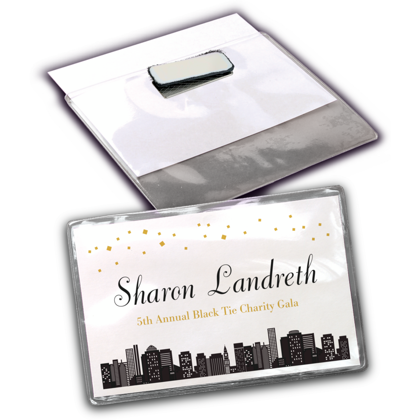 Avery® Name Badge Kits Magnetic Style 3" x 4" 24/pkg