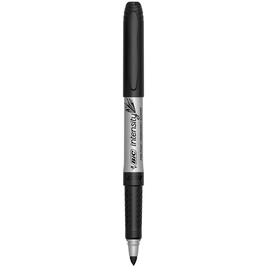 BIC® Intensity™ Permanent Markers Fine Tip Black 24/box