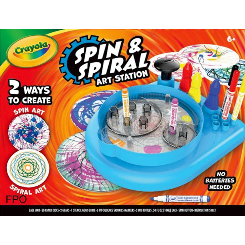 Crayola® Spin & Spiral Art Station 2.0