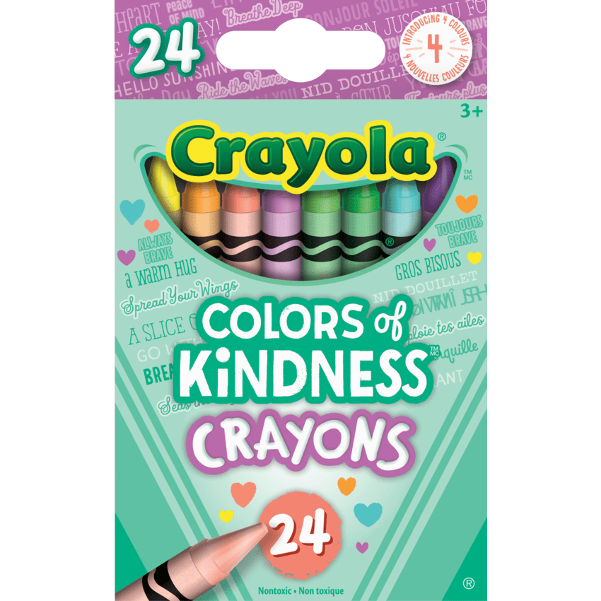 Crayola® Colors of Kindness Crayons Assorted Colours 24/pkg