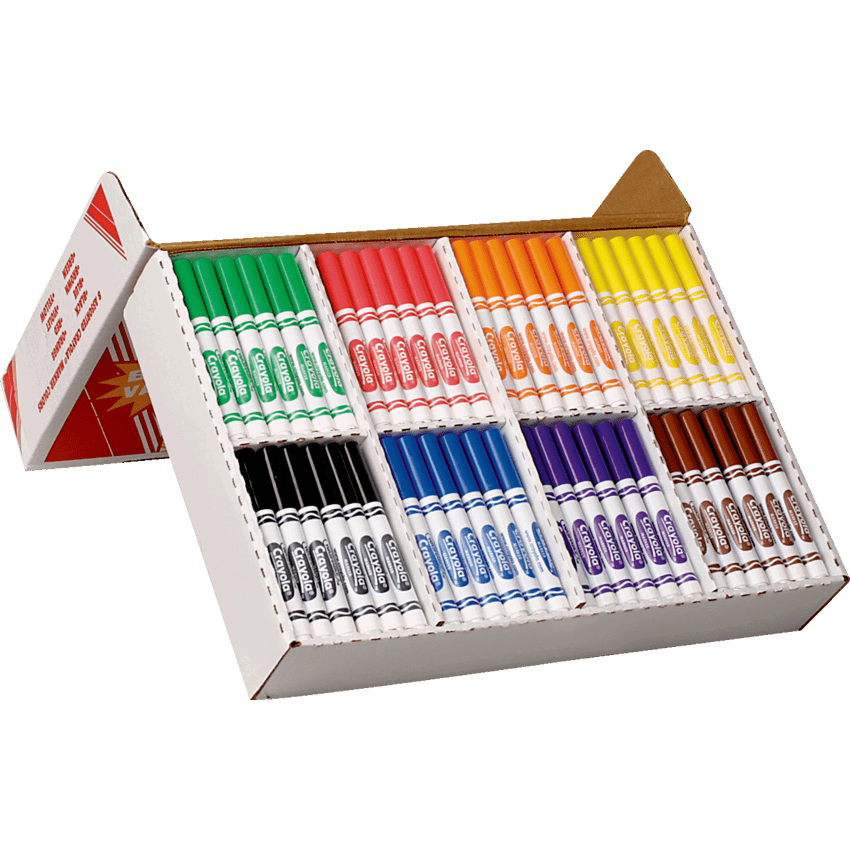 Crayola® Washable Super Tips Fine Line Markers 50/pkg