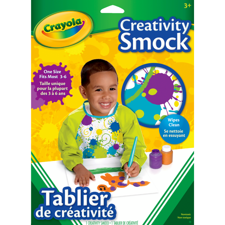 Crayola® Art Smock with Sleeves Polyester
