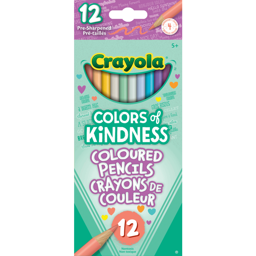 Crayola® Colors of Kindness Coloured Pencils Assorted Colours 12/pkg