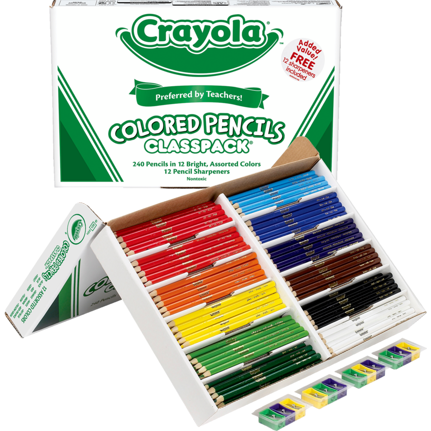 Crayola® Classpack Coloured Pencils Assorted Colours 240/cse