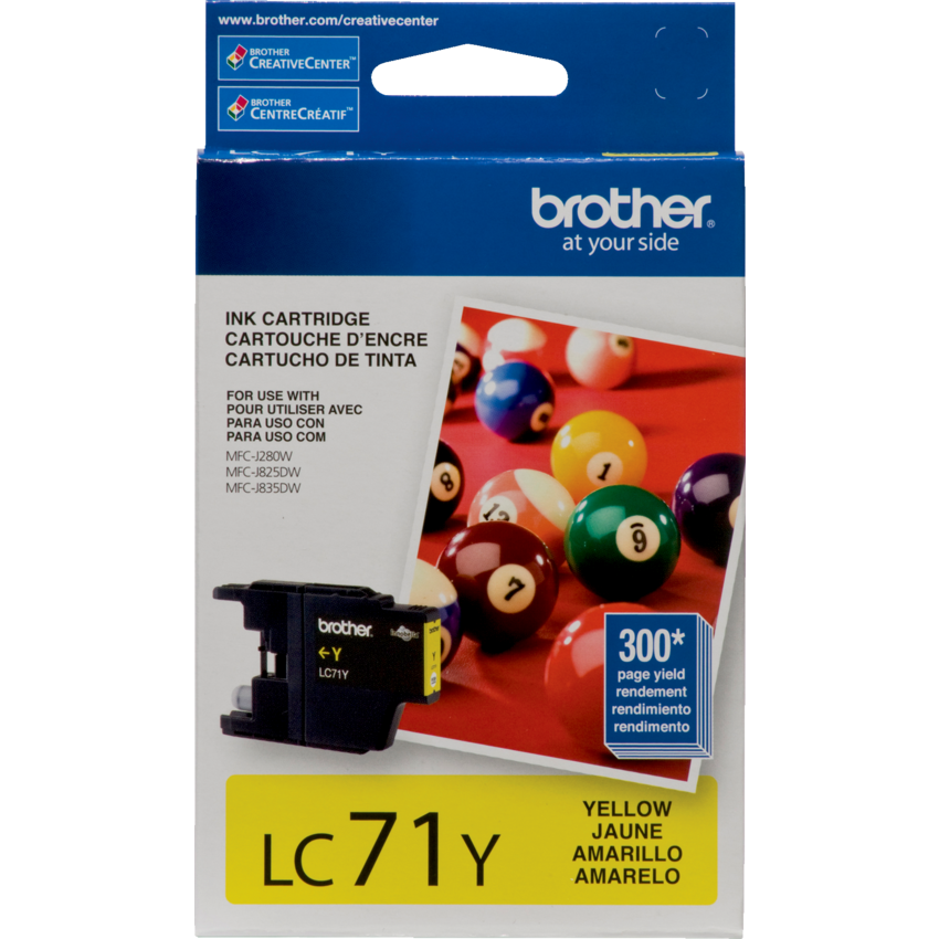Brother Inkjet Cartridge LC71YS Yellow