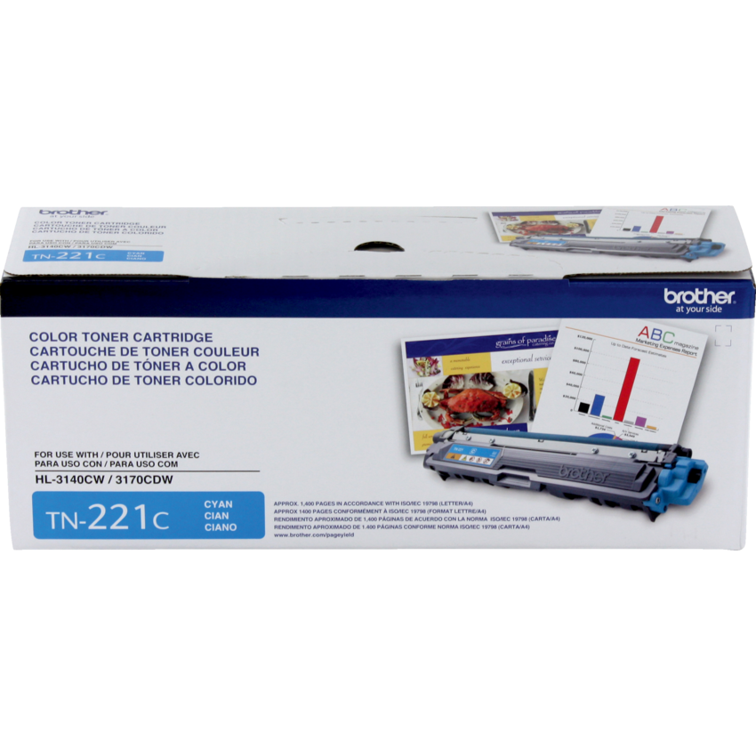 Brother Laser Cartridges TN221C Cyan
