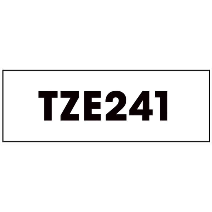 Brother® P-Touch® TZ Tape 3/4" Black on White