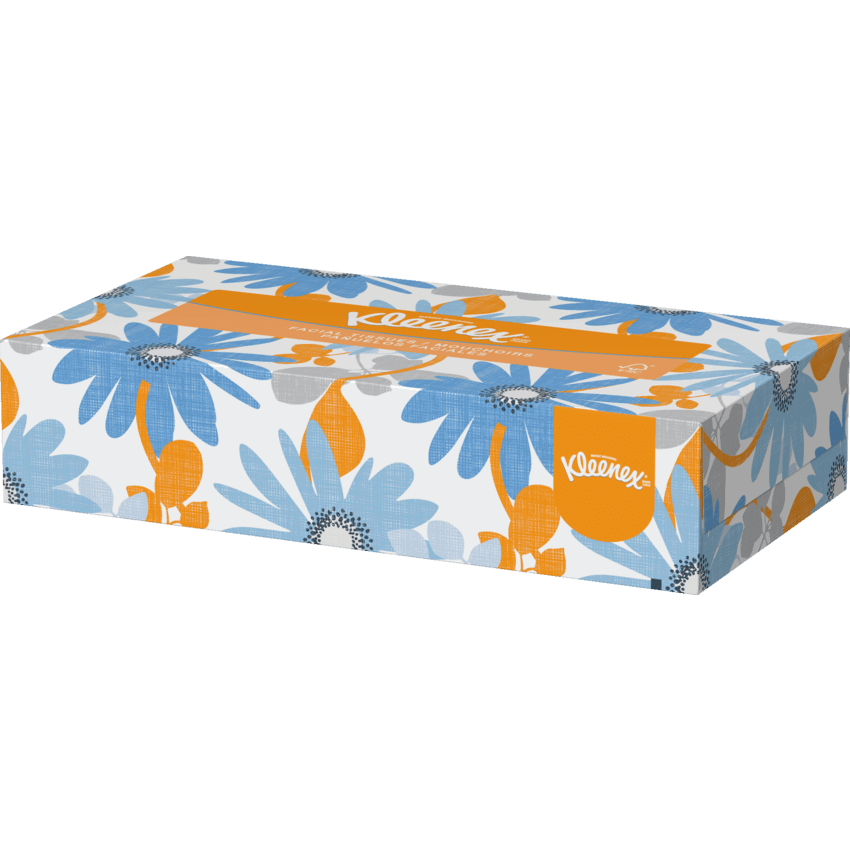 Kleenex® Facial Tissue 2-ply White 100 sheet/box