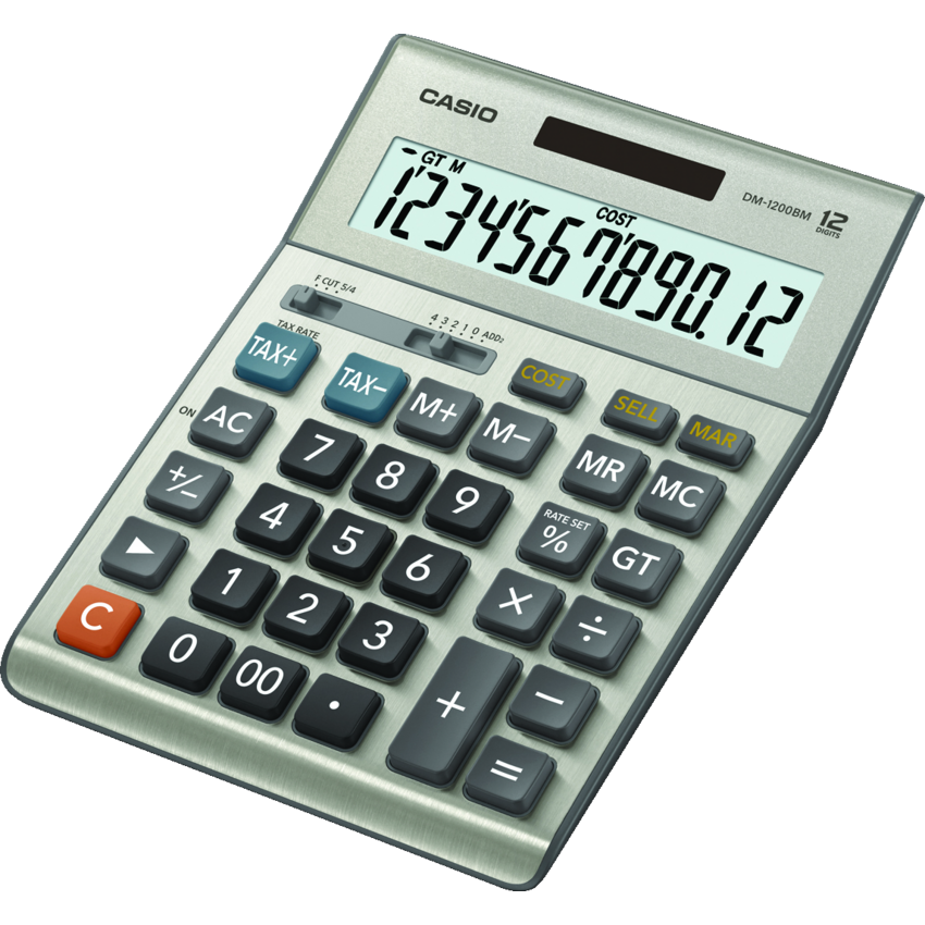 Casio® DM-1200BM Desktop Calculator