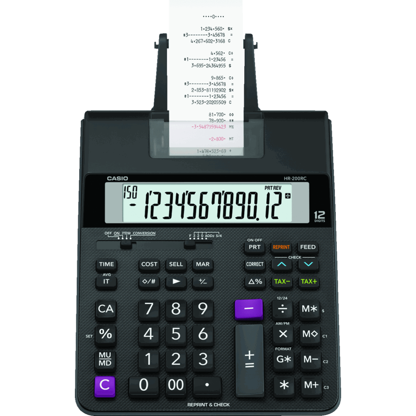 Casio® HR-200RC Printing Calculator