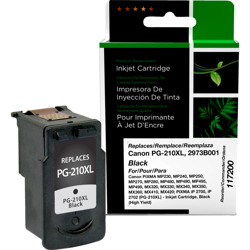Clover Imaging Remanufactured Inkjet Cartridge (Canon PG-210XL) High Yield Black