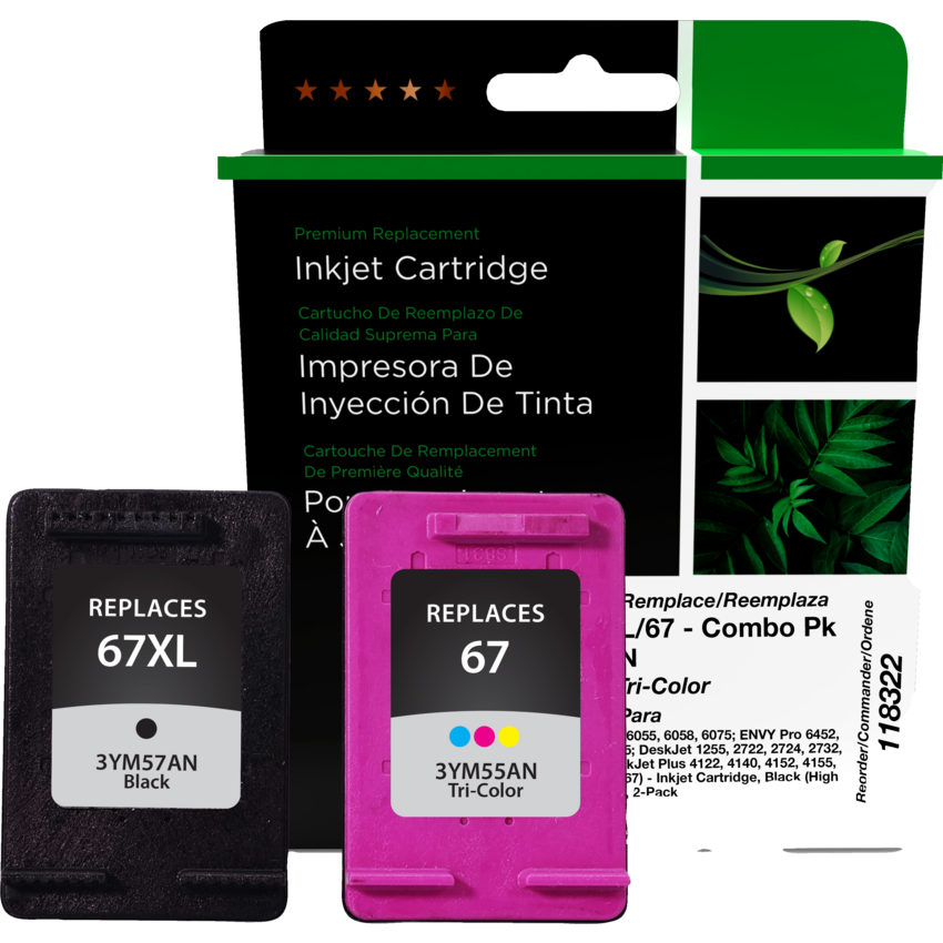Clover Imaging Remanufactured Inkjet Cartridge HP-3YP30AN High Yield Black/Tri-Colour 2/pkg
