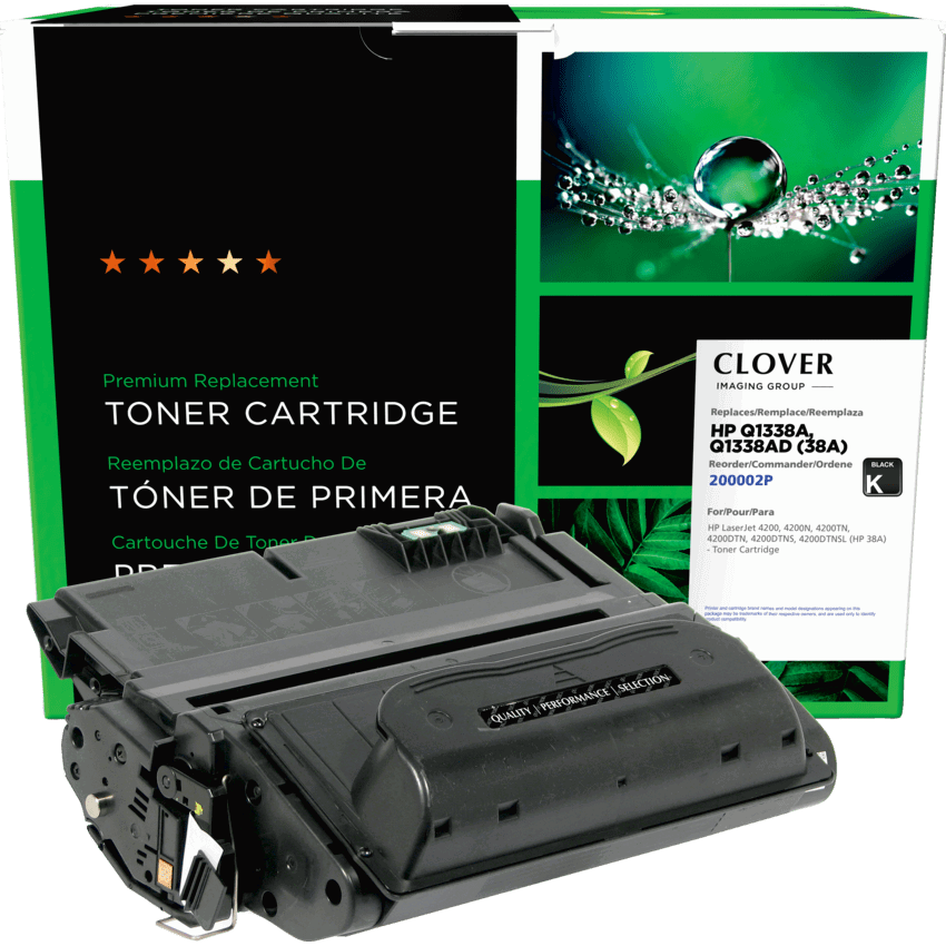 Clover Imaging Remanufactured Laser Cartridge (HP 38A) Black
