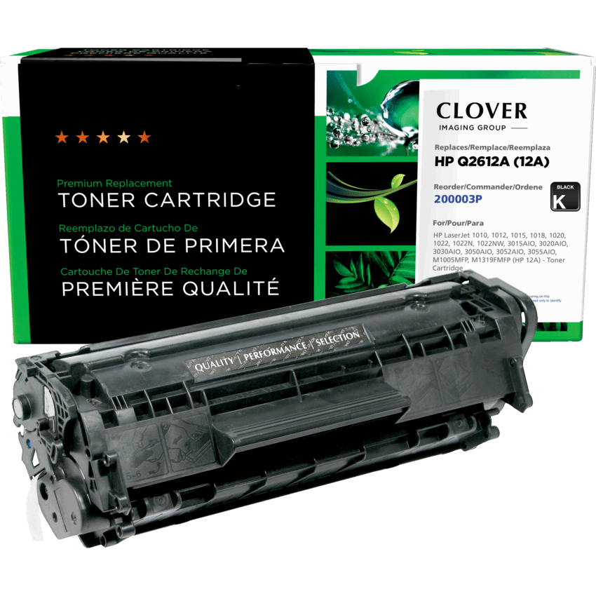 Clover Imaging Remanufactured Laser Cartridge (HP 12A) Black