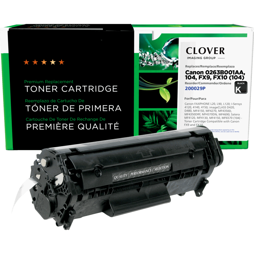Clover Imaging Remanufactured Laser Cartridge (Canon 104) Black