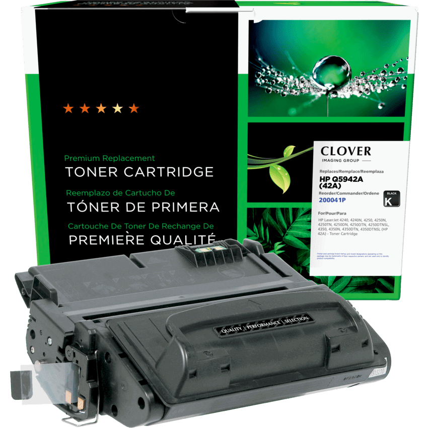 Clover Imaging Remanufactured Laser Cartridge (HP 42A) Black
