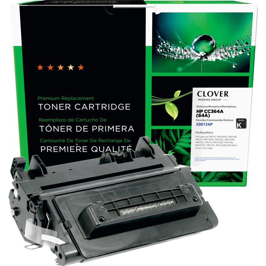 Clover Imaging Remanufactured Laser Cartridge (HP 64A) Black