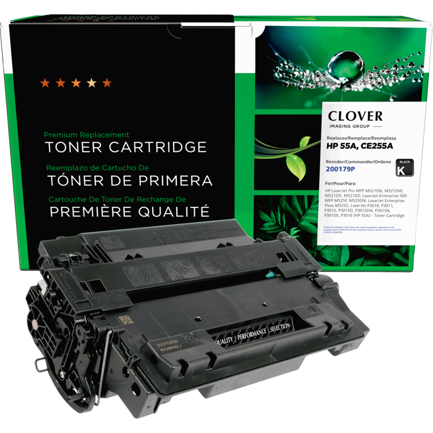 Clover Imaging Remanufactured Laser Cartridge (HP 55A) Black