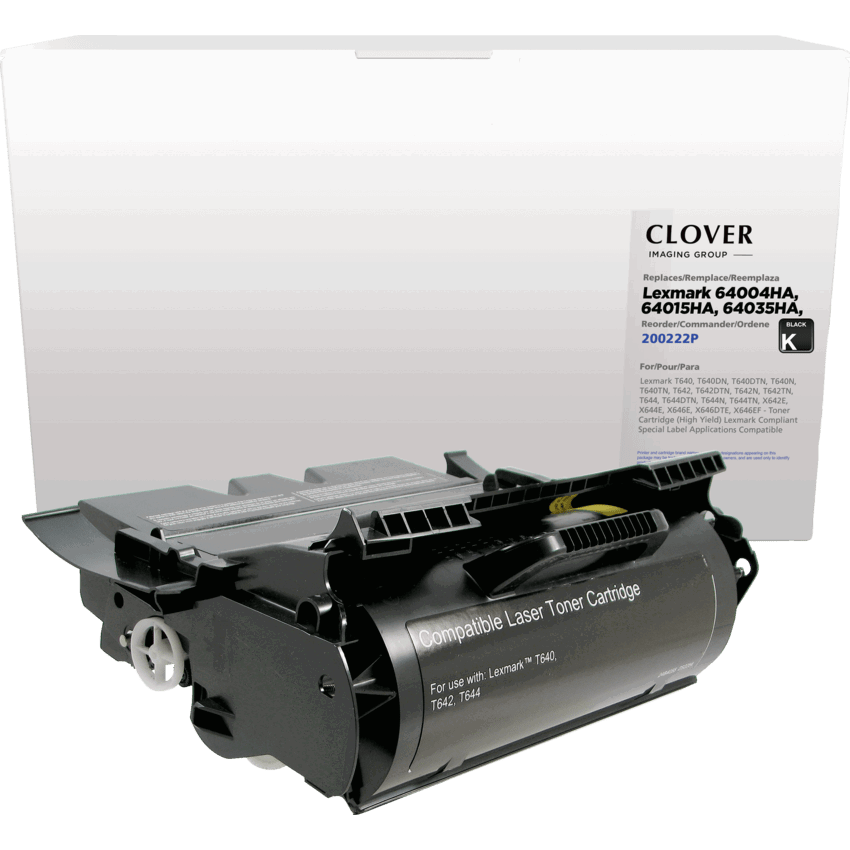 Clover Imaging Remanufactured Laser Cartridge (Lexmark T640) Black