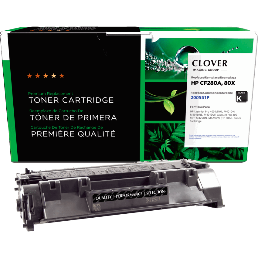 Clover Imaging Remanufactured Laser Cartridge (HP 80A) Black