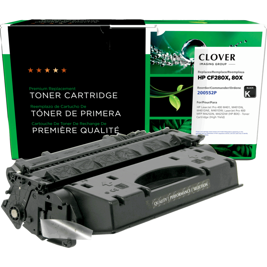 Clover Imaging Remanufactured Laser Cartridge (HP 80X) High Yield Black