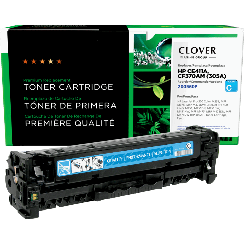 Clover Imaging Remanufactured Laser Cartridge (HP 305A) Cyan