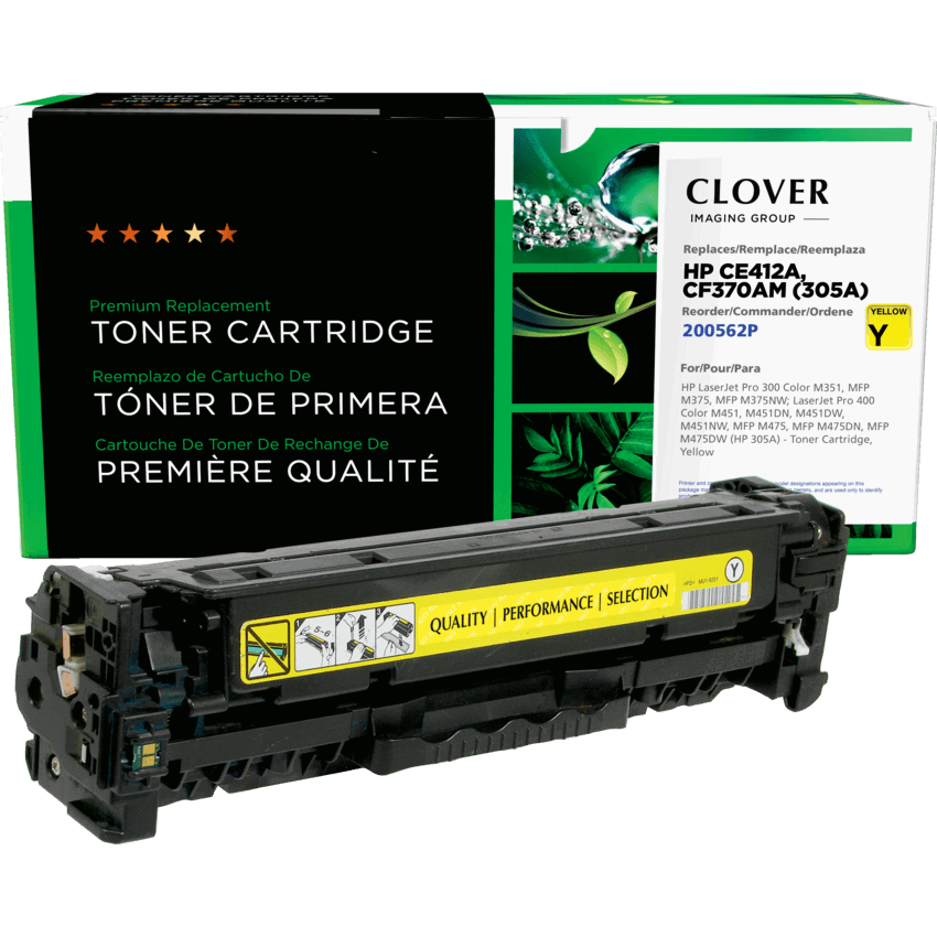 Clover Imaging Remanufactured Laser Cartridge (HP 305A) Yellow