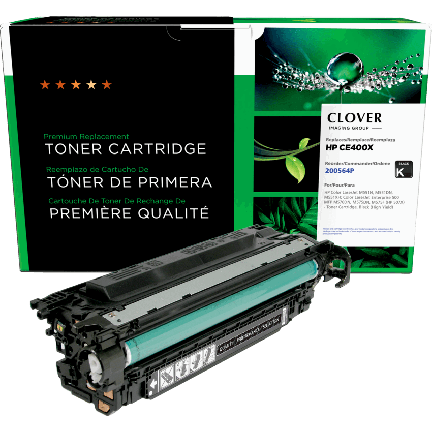 Clover Imaging Remanufactured Laser Cartridge (HP 507X) High Yield Black