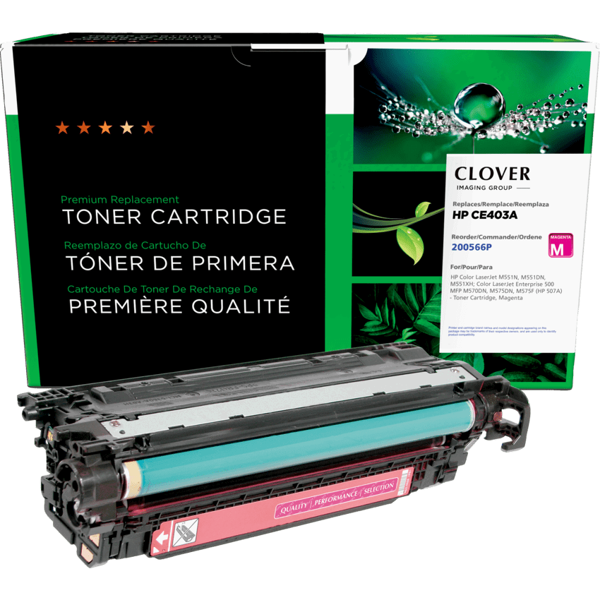 Clover Imaging Remanufactured Laser Cartridge (HP 507A) Magenta