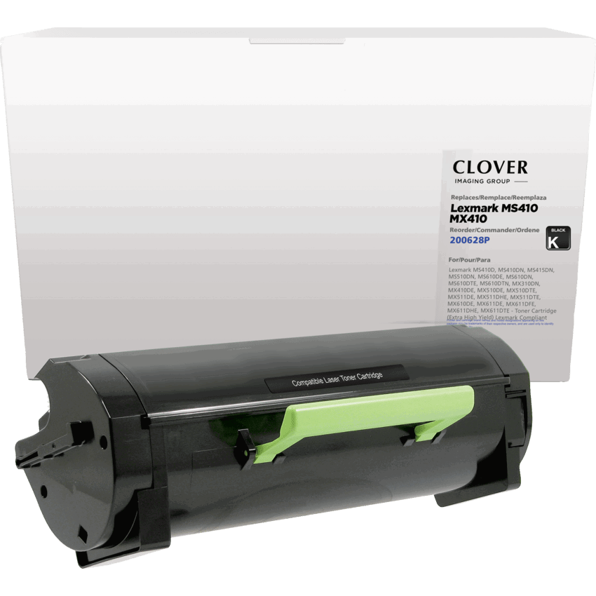 Clover Imaging Remanufactured Laser Cartridge (Lexmark MS410) Extra High Yield Black
