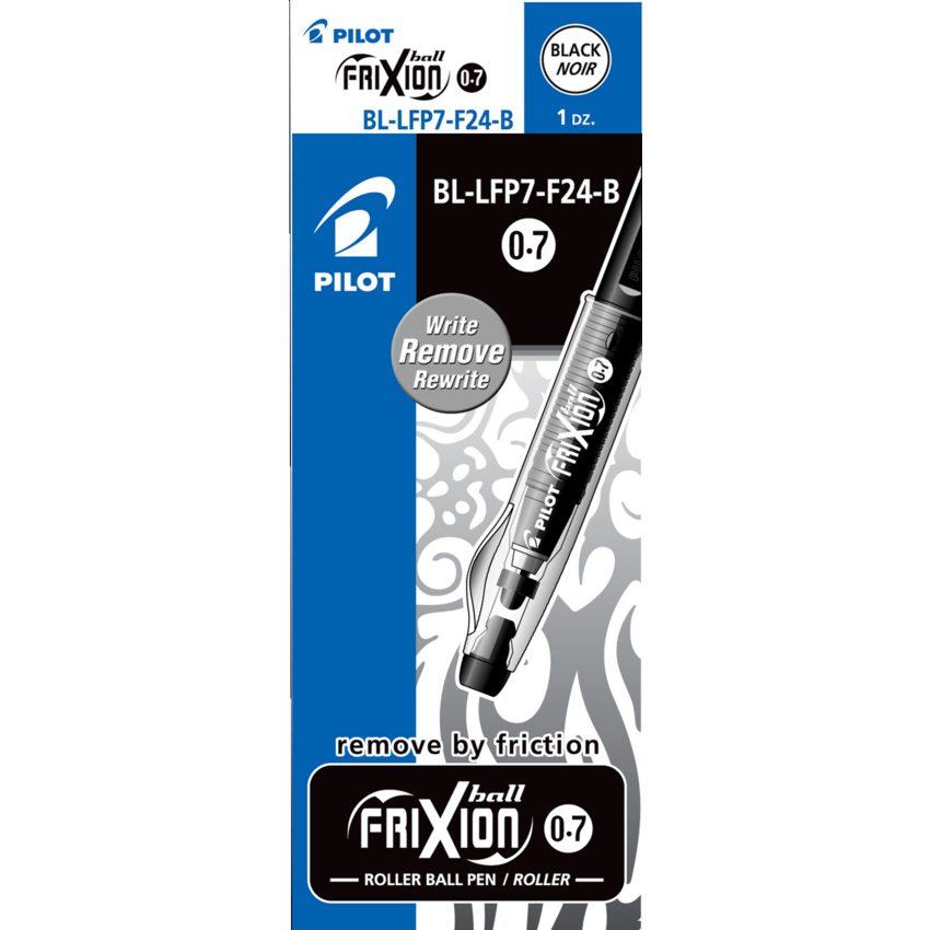Pilot® FriXion® Ball Stick Pens 0.7 mm Black